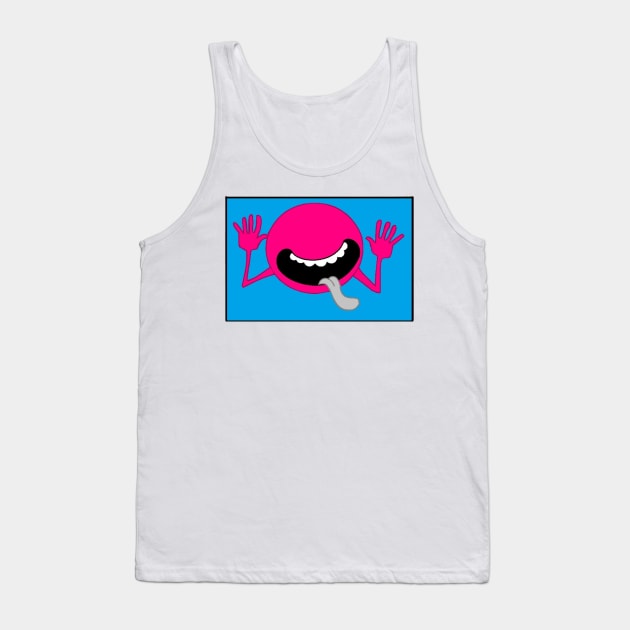 Hitchhiker face Pink Tank Top by CobaltMonkee